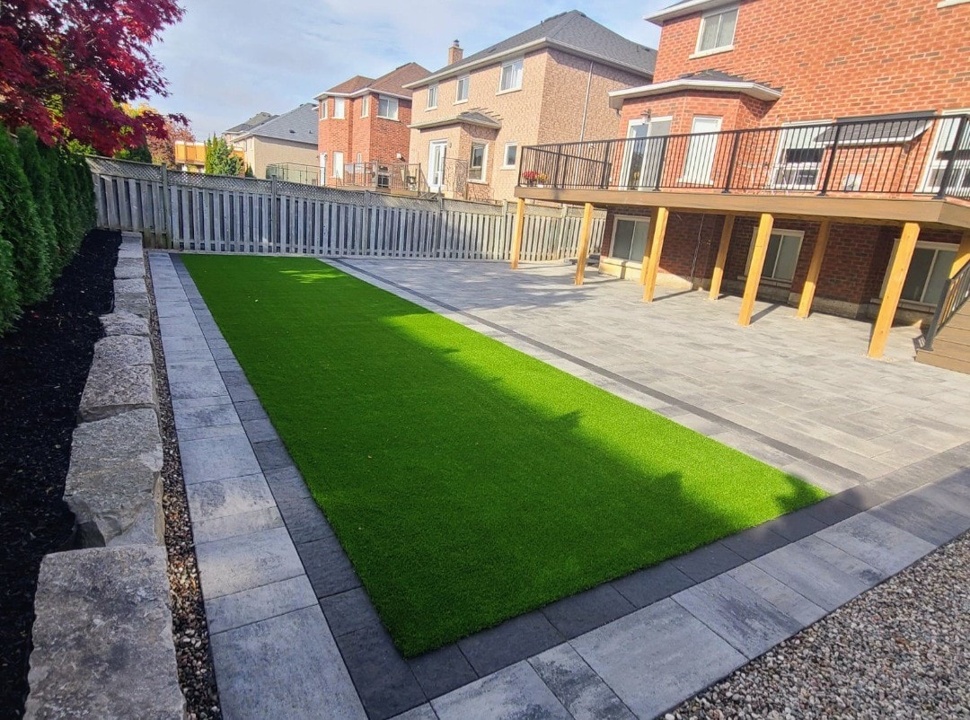 Artificial Turf and Hardscape Design