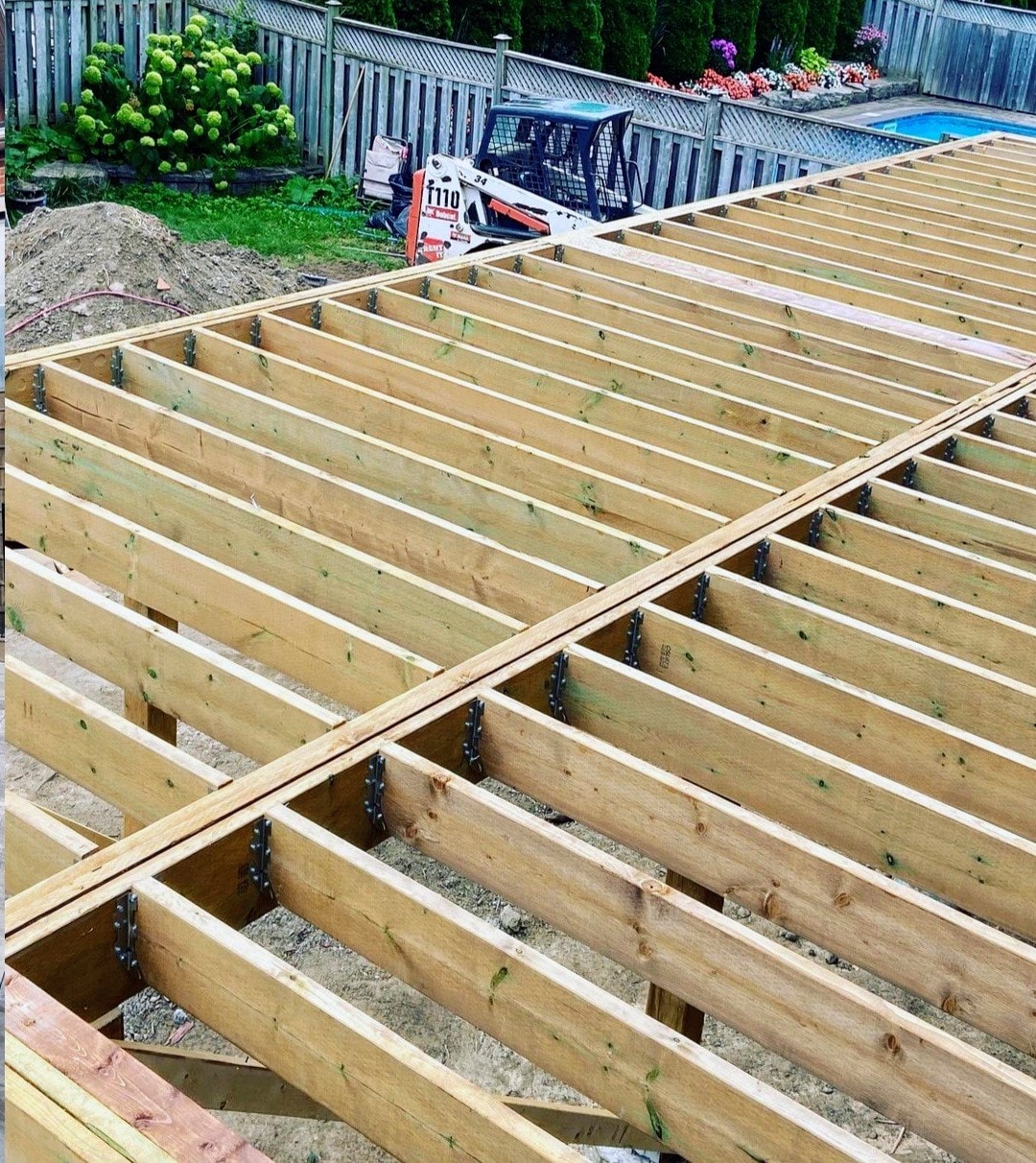 Custom deck construction